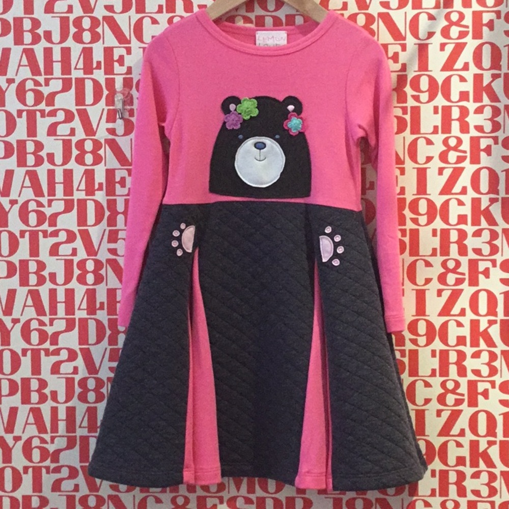 Lemon Loves Lime Huggy Bear Dress, NEW WITH TAGS